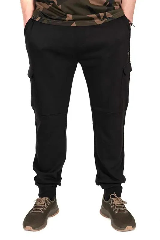 Fox Tepláky LW Black / Camo Combat Joggers | Snadné objednání