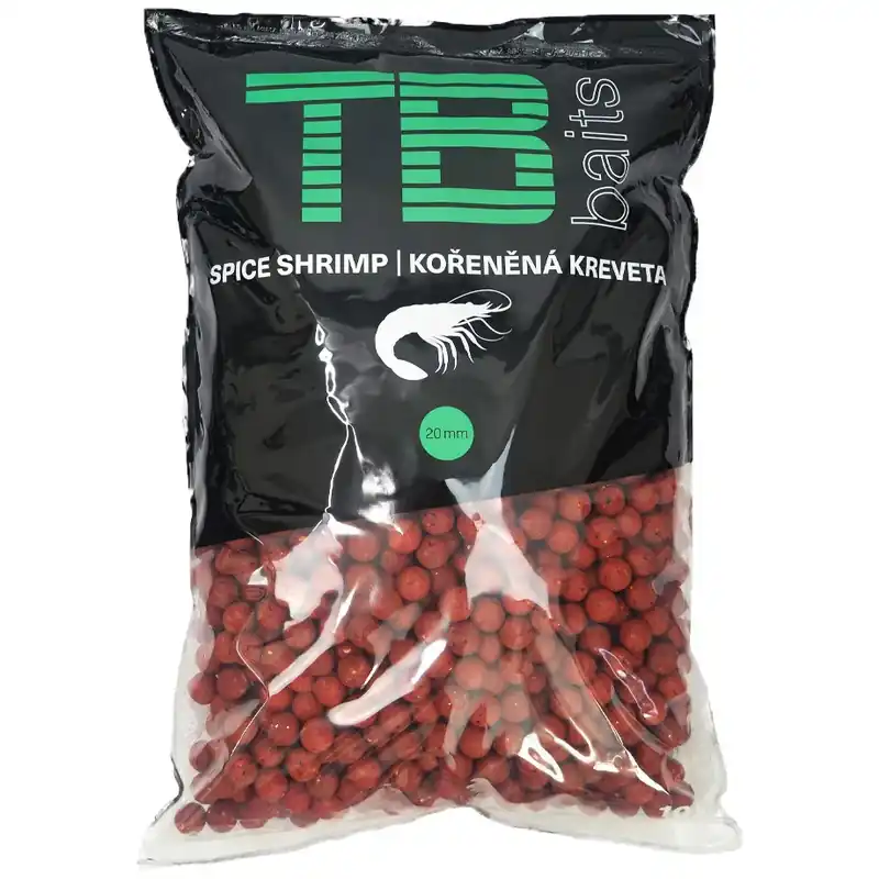 Ihned k objednání - TB Baits Boilie Spice Shrimp 10kg