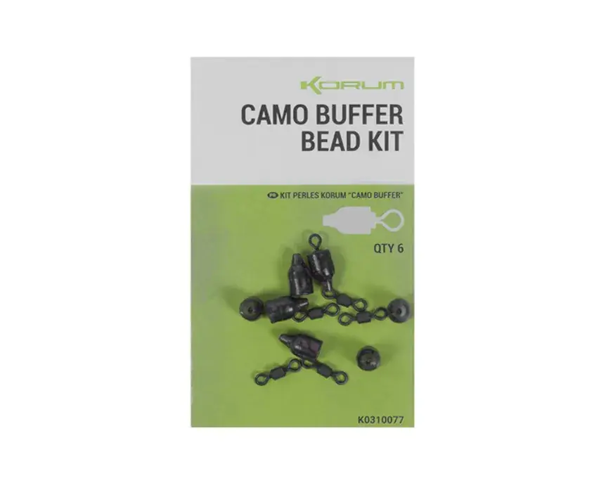 Zlevněno | Korum Zarážky Camo Buffer Bead Kit 6ks