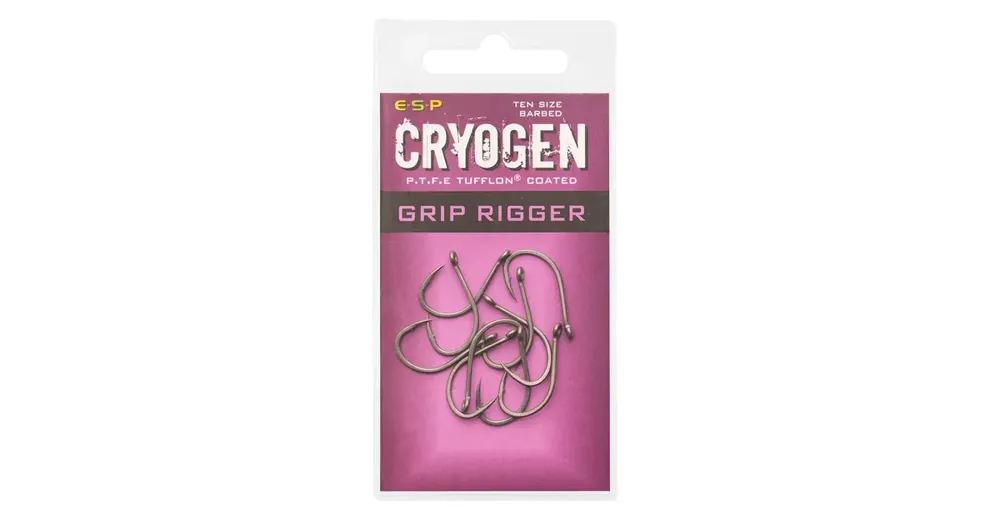 Prémiová kvalita | ESP háčky Cryogen Grip Rigger 10ks