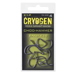 Doprodej | ESP háčky bez protihrotu Chod-Hammer Cryogen Barbless