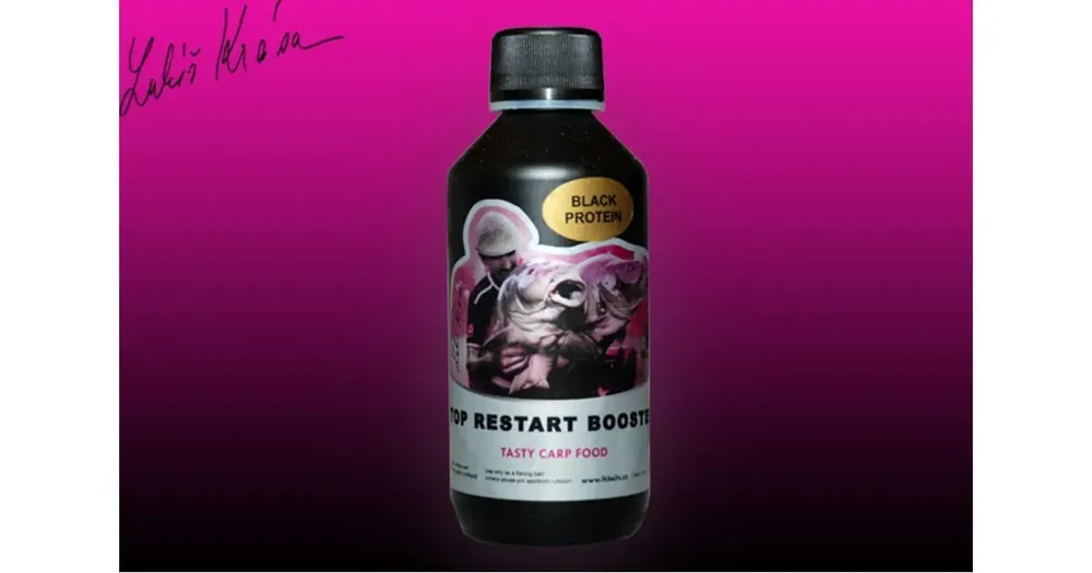 LK Baits Booster 250ml Black Protein | Ihned k dispozici