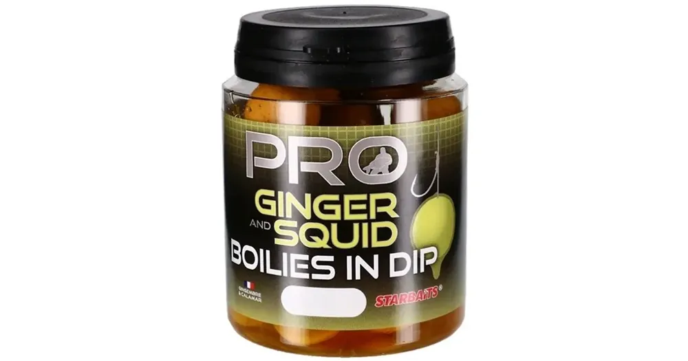 Starbaits Boilie v Dipu Starbaits Probiotic Ginger Squid 150gr | Jen dnes