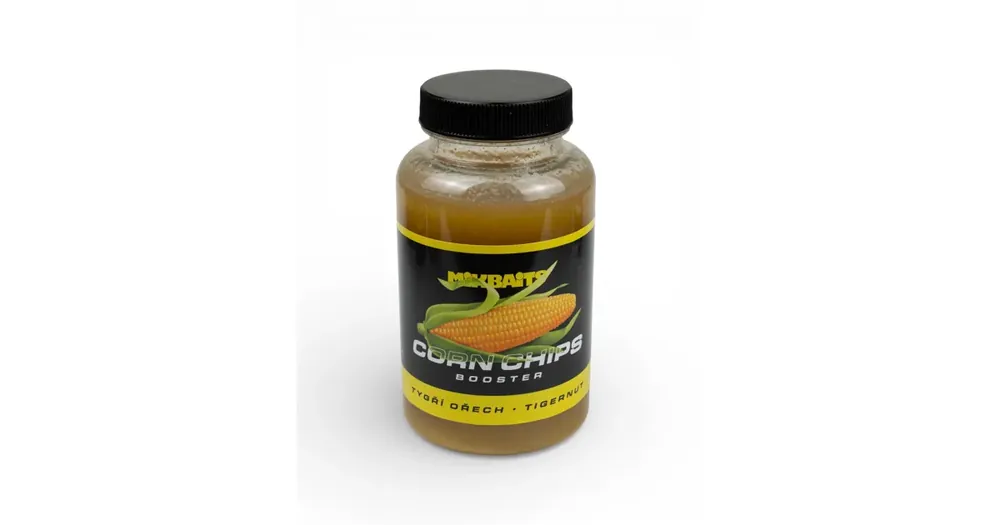 Mikbaits Corn Chips booster 250ml - Tygří ořech - Výhodná cena