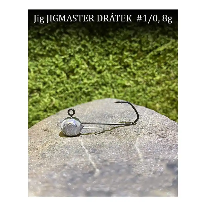 Jigovky Jigové hlavičky Jigmaster Drátek vel.1/0 5ks - Omezené zásoby