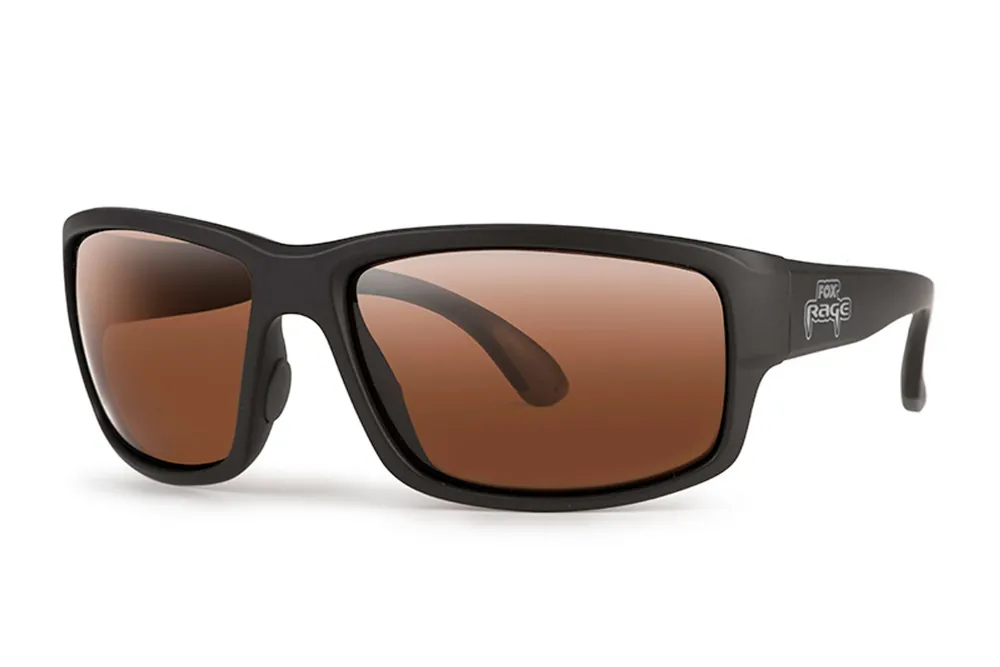 Pospěšte si - Fox Rage Brýle Floating Wrap Dark Grey Sunglasses / Brown Lenses