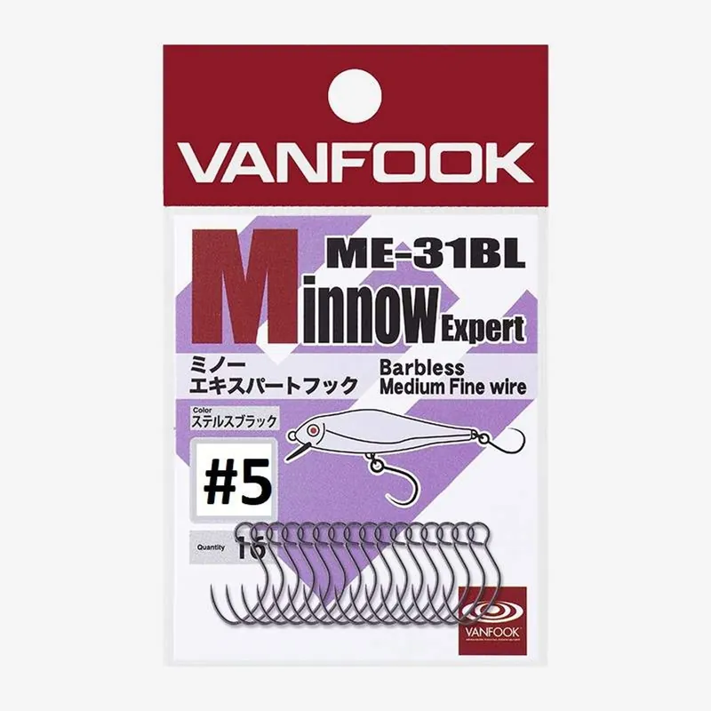 Objednat online - Vanfook Háčky na Woblery ME-31BL balení 16 ks