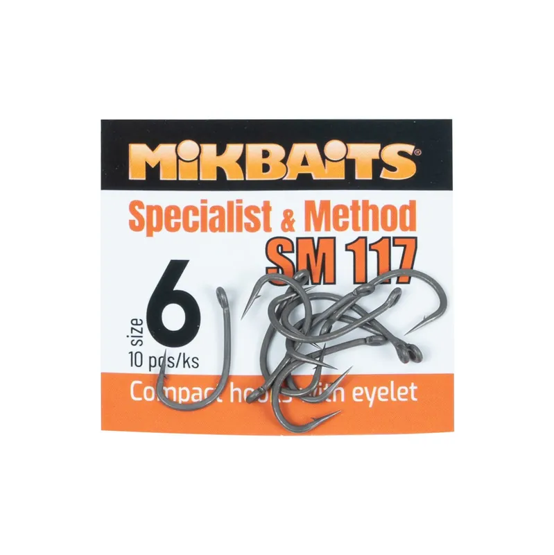 Sleva navíc - Mikbaits Háčky Specialist & Method SM 117 10ks