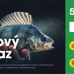 Velká sleva - Chyť a pusť Dárkový poukaz 5000 Kč