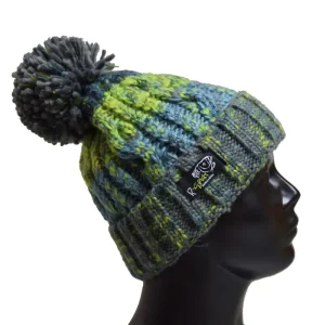 Nejprodávanější | R-Spekt Kulich MAXI PomPom beanie šedozelený