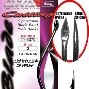 Top produkt - Awa-S Háčky Cutting Blade 5370 Black Nickel 10ks