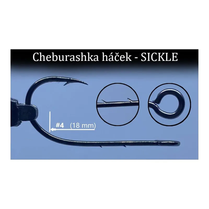 Skladem | Jigovky Háček Cheburashka Sickle 10ks