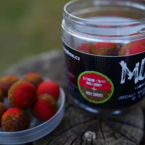 Špičková kvalita | G.B.U. Boilies Mutant Extreme Crab + Mulberry w/Holy Smoke 130g