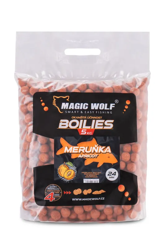 Prodejní hit | Magic Wolf Krmné Boilie 24mm 5kg