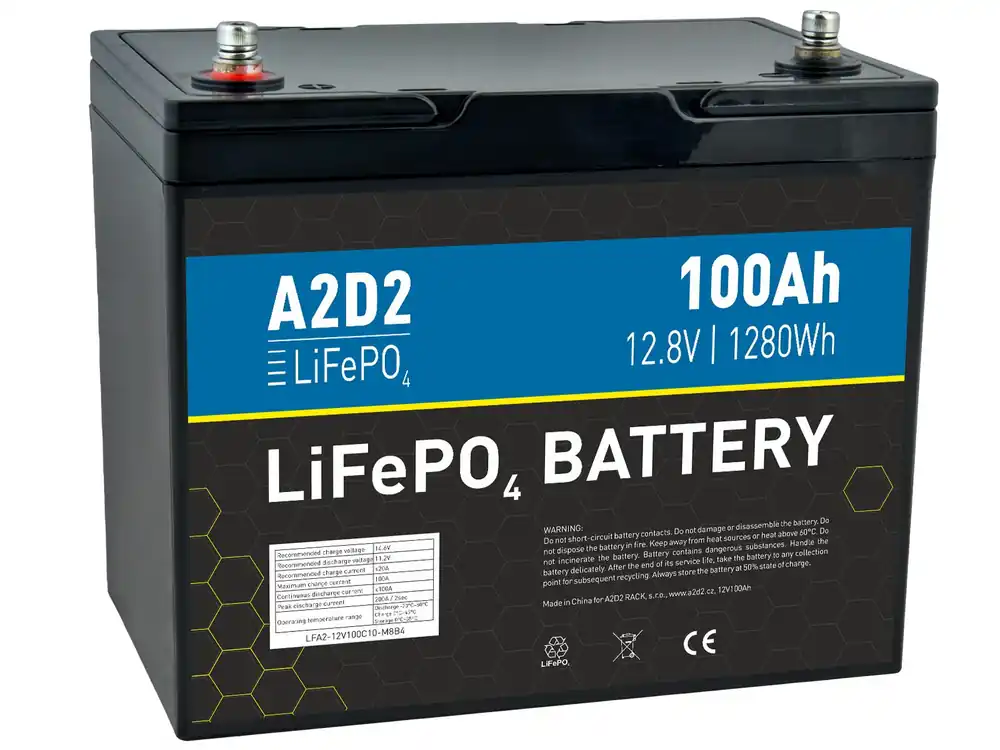 A2D2 Baterie LiFePO4 12,8V 100Ah M8 | Akce