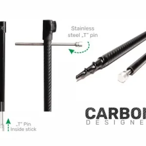 Akční nabídka - ZFISH Vidlička Carbon Drill Bankstick 50-90cm