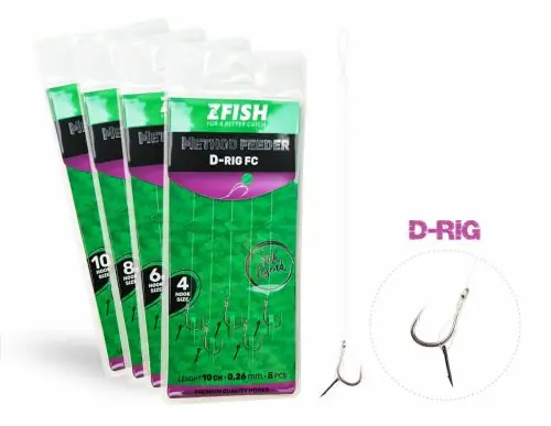 ZFISH Návazec Method Feeder D-Rig vel.10 | Ihned k objednání