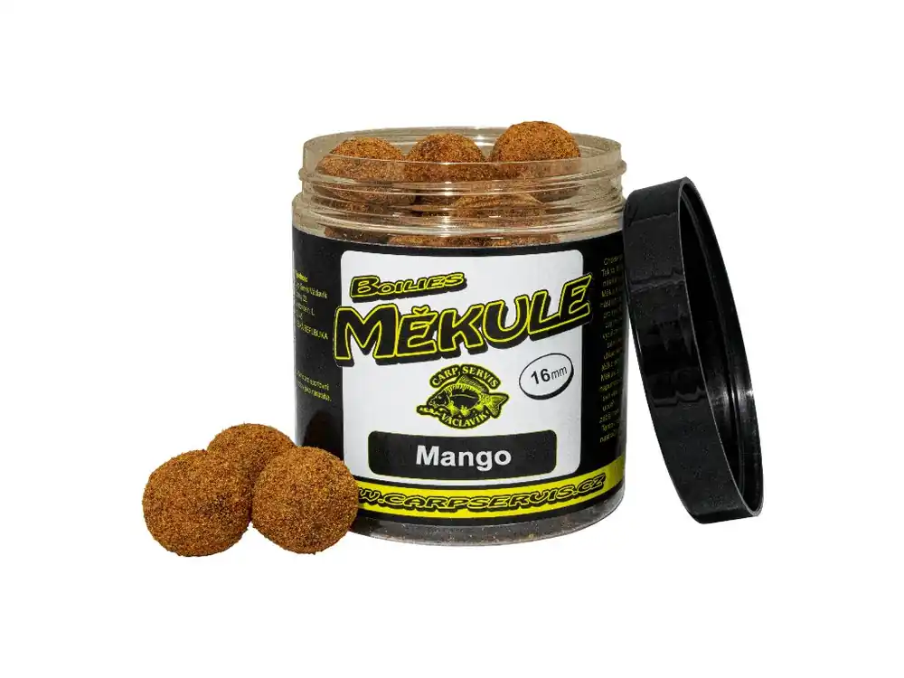 Boilies Měkule - 140 g/16 mm/Mango | Poslední dny akce