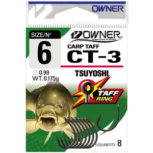 Háček Owner CT-3 s očkem, bal. 8ks, vel.6 - Vrácení zdarma