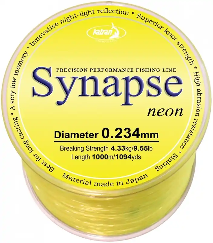 Právě uvedeno na trh - Vlasec Katran Synapse Neon 0,371mm 1000m