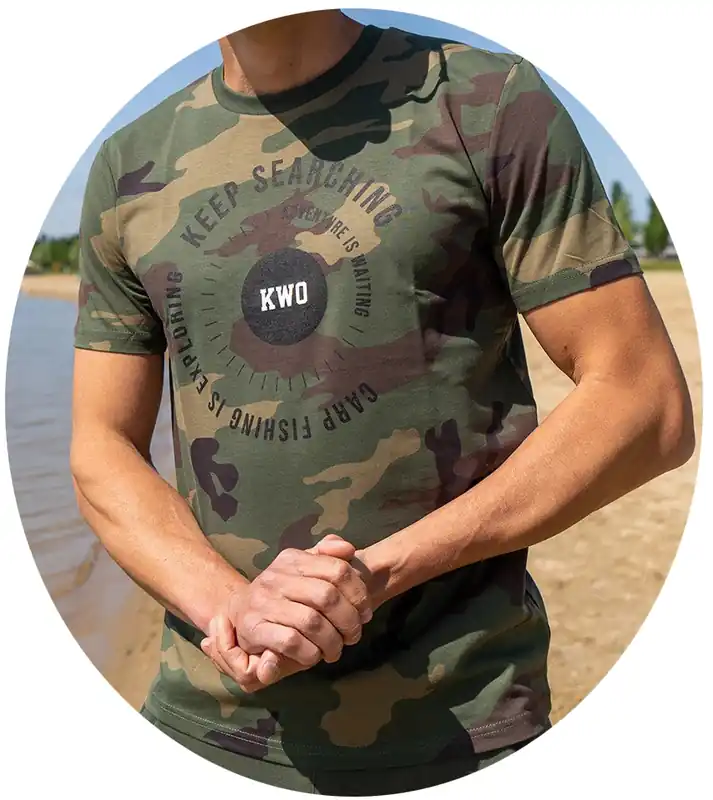 Tričko KWO Exploring Camou Velikost L | Oblíbený produkt