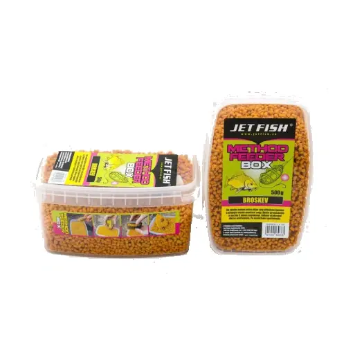 Špičkový produkt - Pelety JetFish Feeder Method Box 500gr