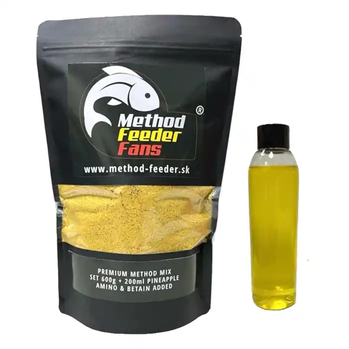 Set Method Feeder Fans Method Mix 600g+200ml Booster Kořeněné Maso - Skladem