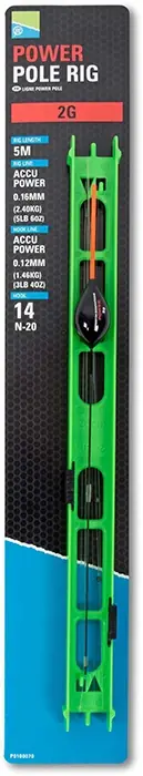 Akce končí brzy - Návazcová Sestava Preston Power Pole Rig Gramáž 2,5gr