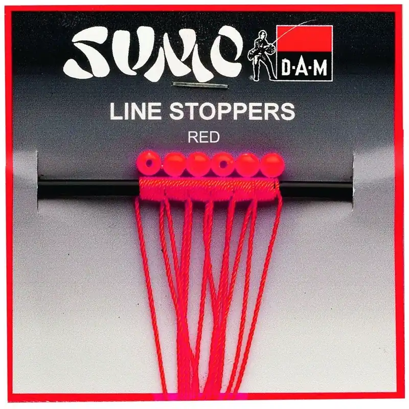 6ks - Zarážka DAM Sumo Line Stopper Red 0.4x4mm - Doprodej zásob