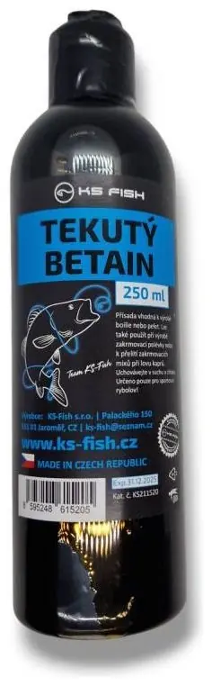 Booster KS-fish Betain 250ml - Nyní k dispozici