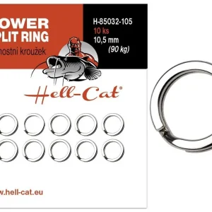 Populární - 10ks - Pevnostní Kroužek Hell-Cat Power Split Ring 12mm 110kg