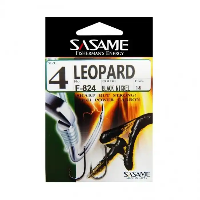 Háček Sasame Leopard Velikost 8 - Oblíbený u zákazníků