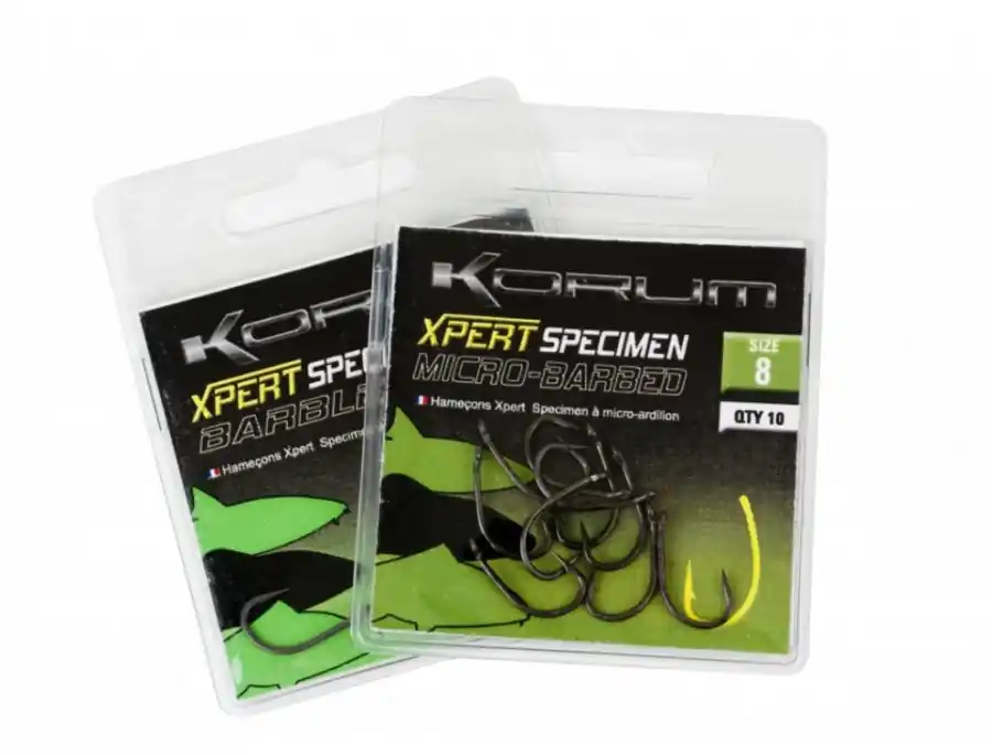 Extra sleva | 10ks - Háček Korum Xpert Specimen Hooks Barbless Velikost 8