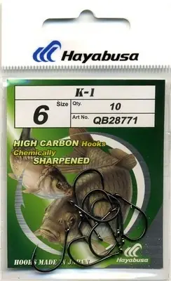 Háček Hayabusa Hooks Model K1 10ks Velikost 6 - K dispozici