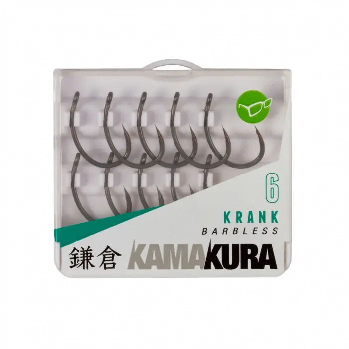 10ks - Háček Korda Kamakura Krank Barbless Velikost 8 | Omezené zásoby