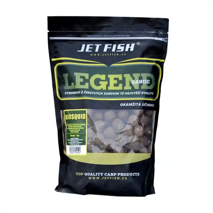 Výhodná cena - Boilie JetFish Legend Range 16mm 220gr Bioenzym Fish Losos/Asa