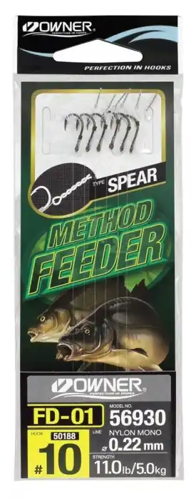 6ks - Návazec Owner Method Feeder FD-01 Velikost 6 - Nejlepší cena