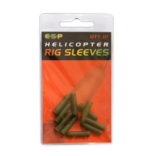 Zlevněno | 10ks - Převleky ESP Helicopter Rig Sleeves Weedy Green