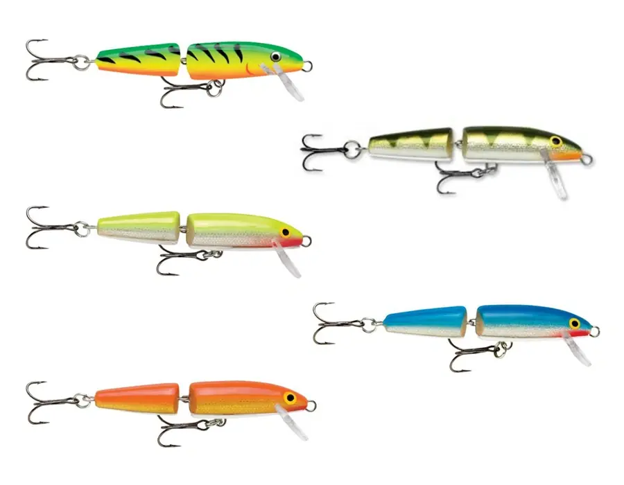 Jen pár kusů - Wobler Rapala Jointed Floating 9cm 7gr GFR