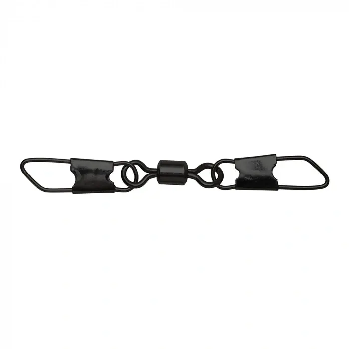10ks - Obratlík s Karabinkou DAM Detek Double Link w. Swivel Velikost 8 - Super cena