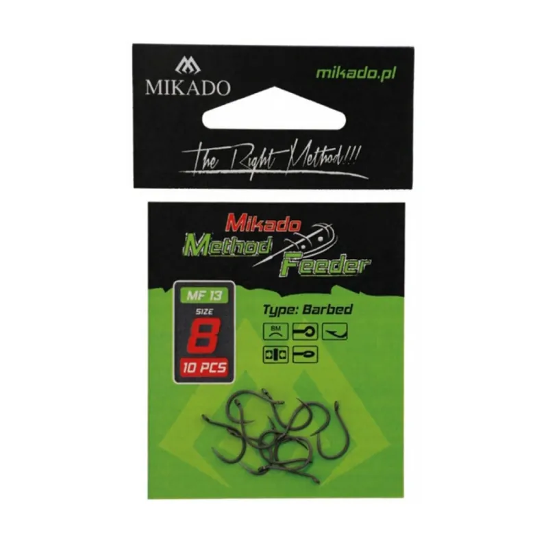 10ks - Háček Mikado Method Feeder Velikost 6 - Velká sleva