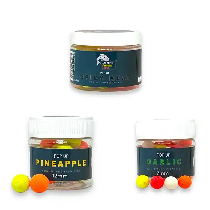 Boilies Method Feeder Fans Pop-Up Fluo 12mm Ananas | Pořiďte si nyní
