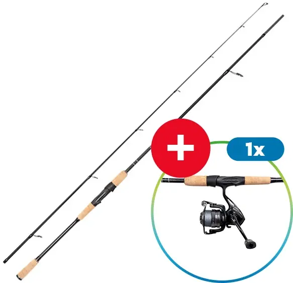 Prut + Naviják Zebco Spin Combo 2,20m 28g 2000 FD - Ihned k objednání