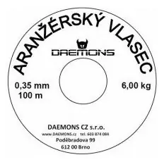 Zbývá jen pár kusů - Vlasec Daemons Aranžérský 100m 0,15mm/1,50kg