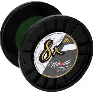 1 Cívka Pletená Šňůra Mikado Nihonto Octa Braid Zelená 2100m 0,40mm/39,8kg - Omezené množství
