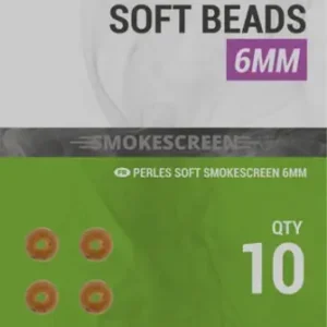 10ks - Korálky Korum Smokescreen Soft Beads 6mm | Omezené zásoby