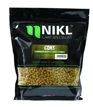 Pelety Nikl 3mm 1kg Corn - Nabídka