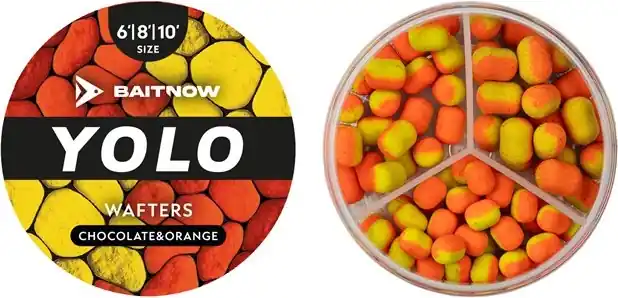 Akční nabídka - Wafters Baitnow Method Feeder YOLO Chocolate-Orange 24gr