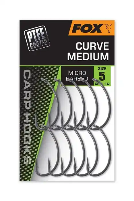 10ks - Háčky Fox Curve Medium Velikost 8 | Ušetřete nyní
