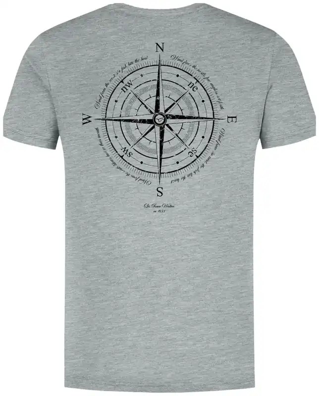 Akční cena | Tričko Korda Compass Tee Heather Grey L
